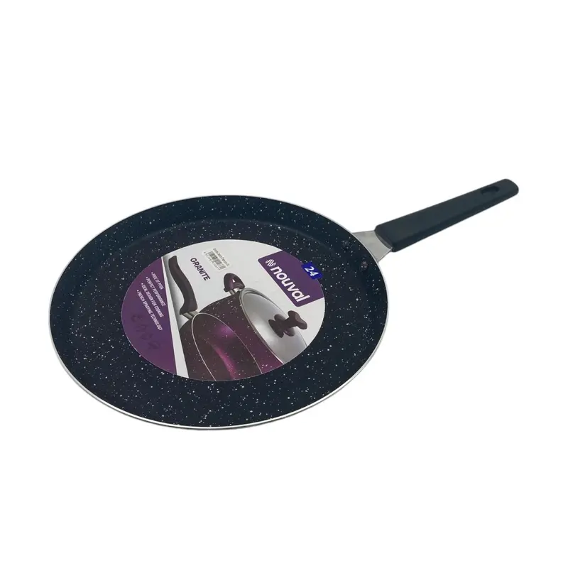 Black Granite Nouval Crepe Pan 24 cm