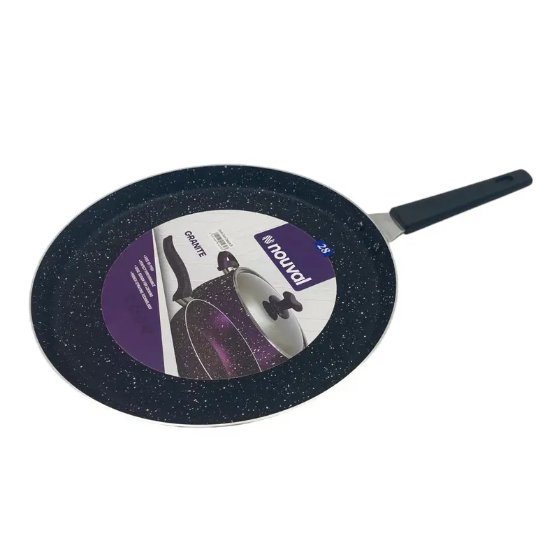 Black Granite Nouval Crepe Pan 28 cm