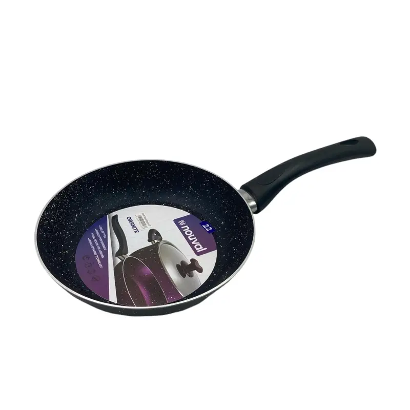 Black Granite Nouval Frying Pan 22 cm