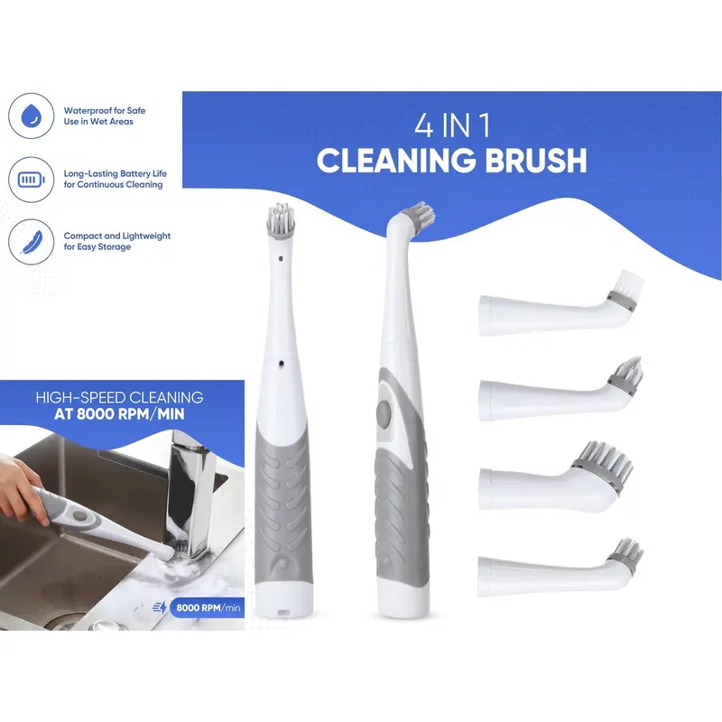 Battery Operated Cleaning Brush 4 in1