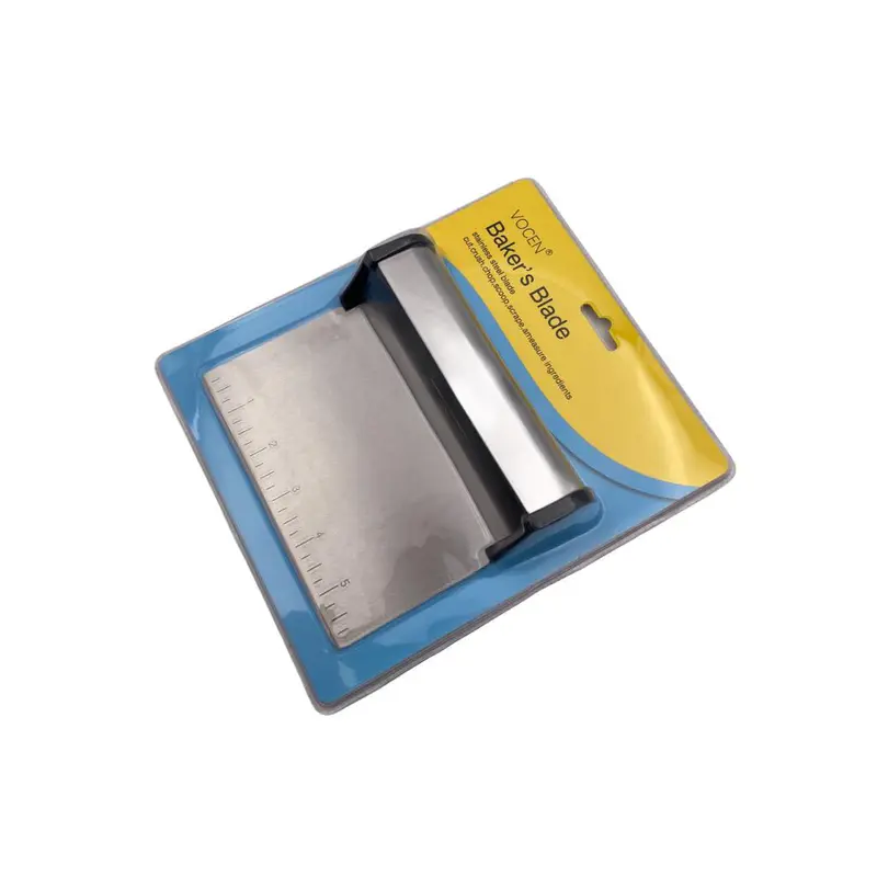Baker's Blade: Stainless Steel Dough Scraper