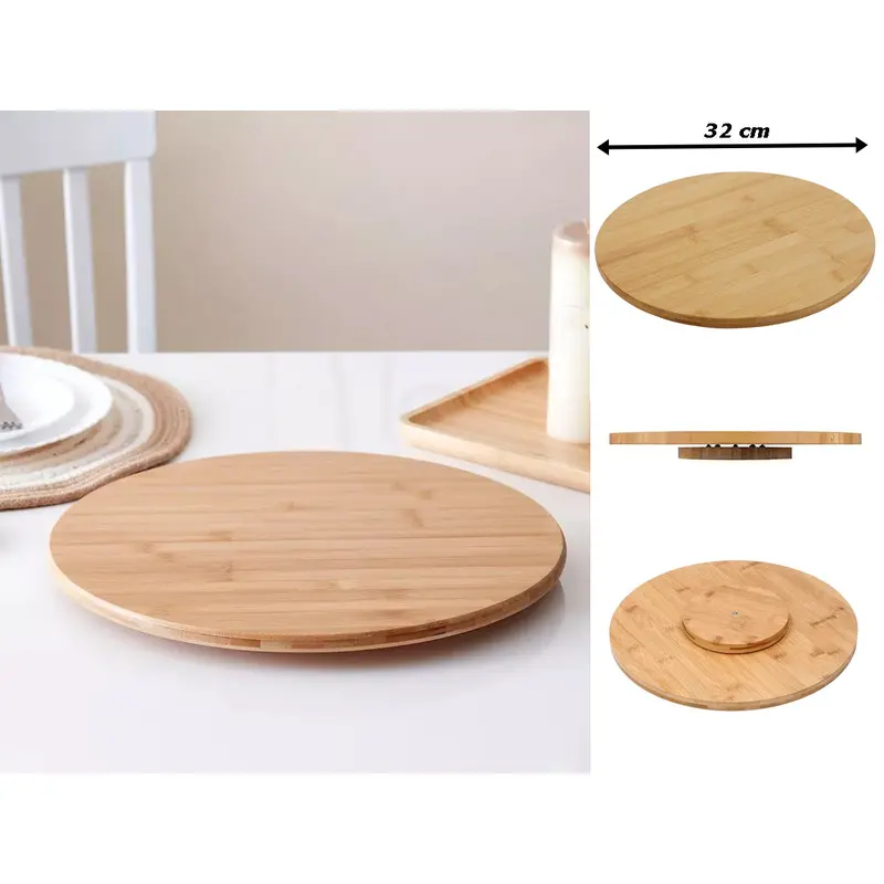 Bamboo Lazy Susan 32 cm