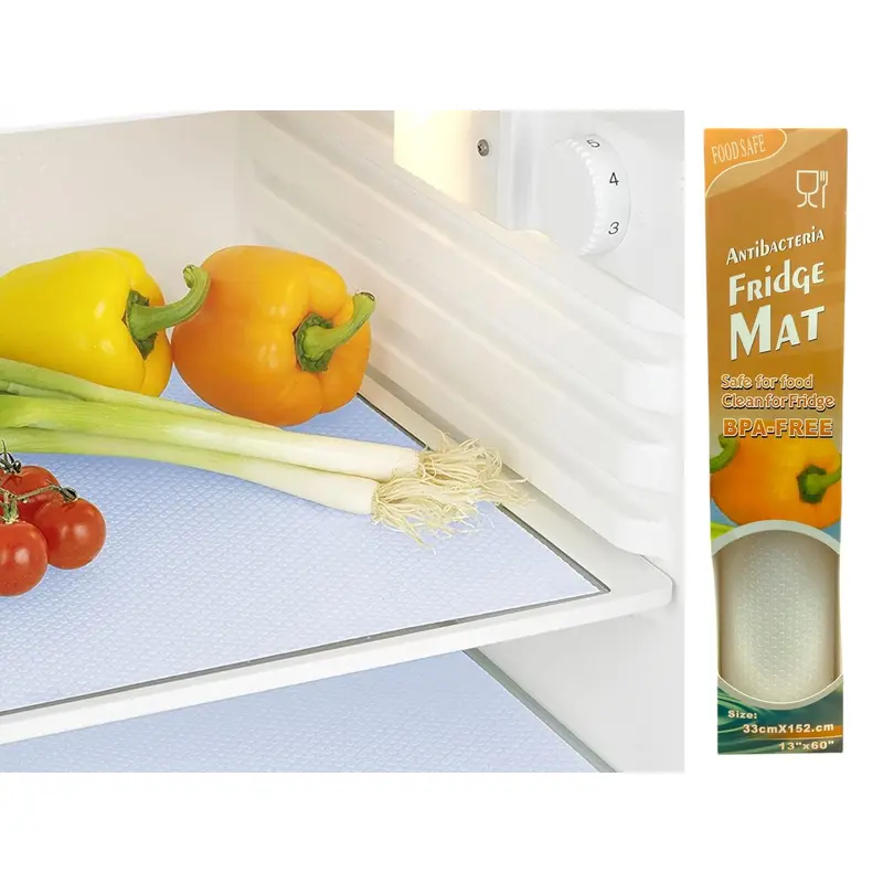 Antibacterial Transparent Fridge Mat 33 x 152  cm