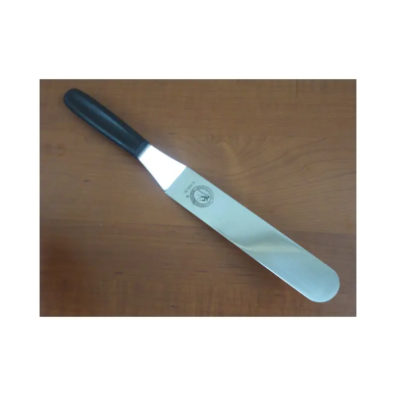 Angled Spatula with Black Handle 25.4cm