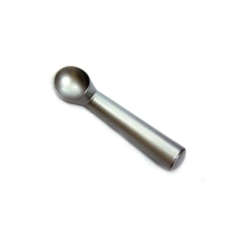 Aluminum ice cream spoon with gas technology