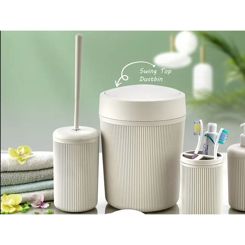 Alesta Plastic Swing Top Dustbin 4.2 L