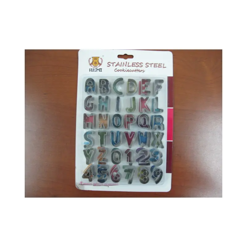 Alphabet Stainless Steel Cookie Cutter Set