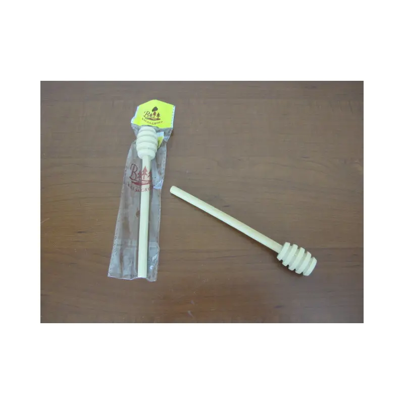 Wooden Honey Dipper X2; 16 cm