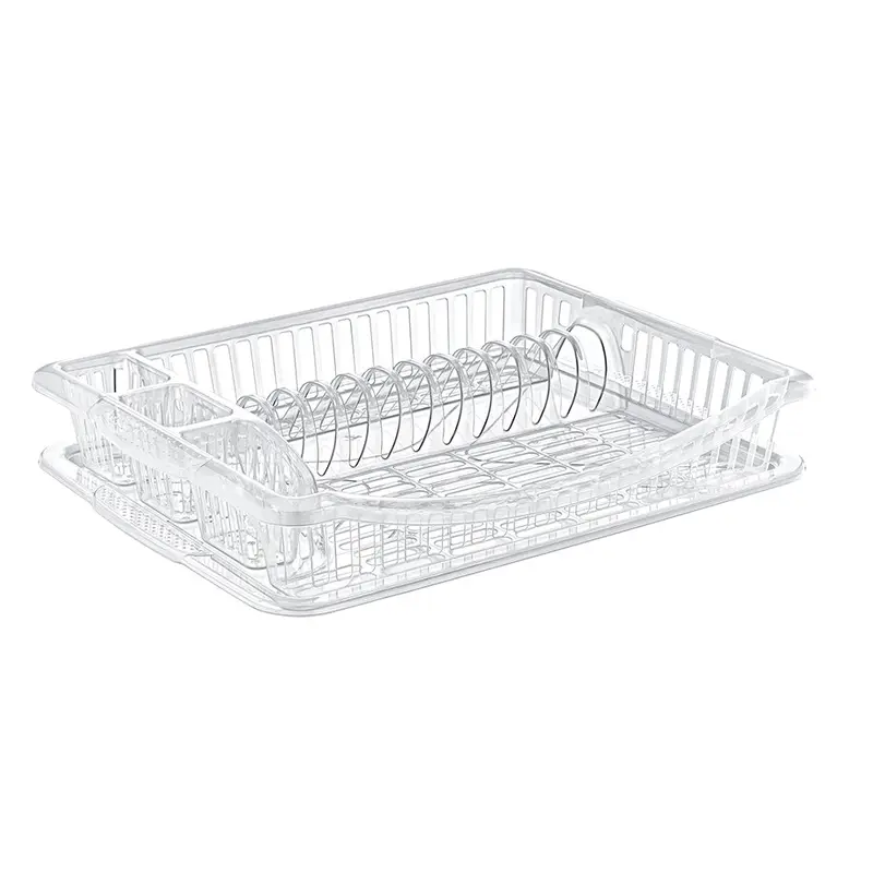 Transparent Plastic Dish Drainer