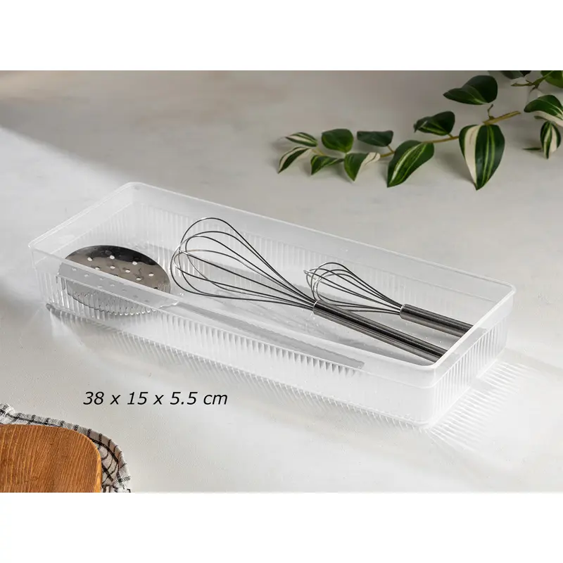 Transparent Drawer Organizer 38x15 cm