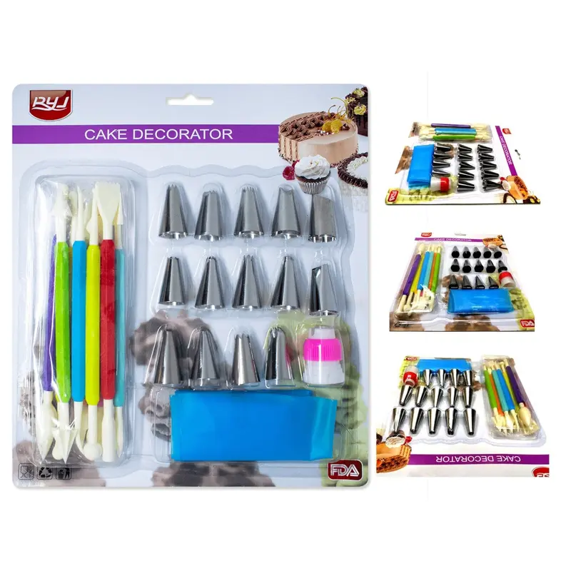 Super Cake Decoration Set of 25 functions