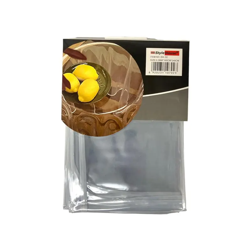 Super Transparent Table Cloth Rectangular 240 x 160  cm