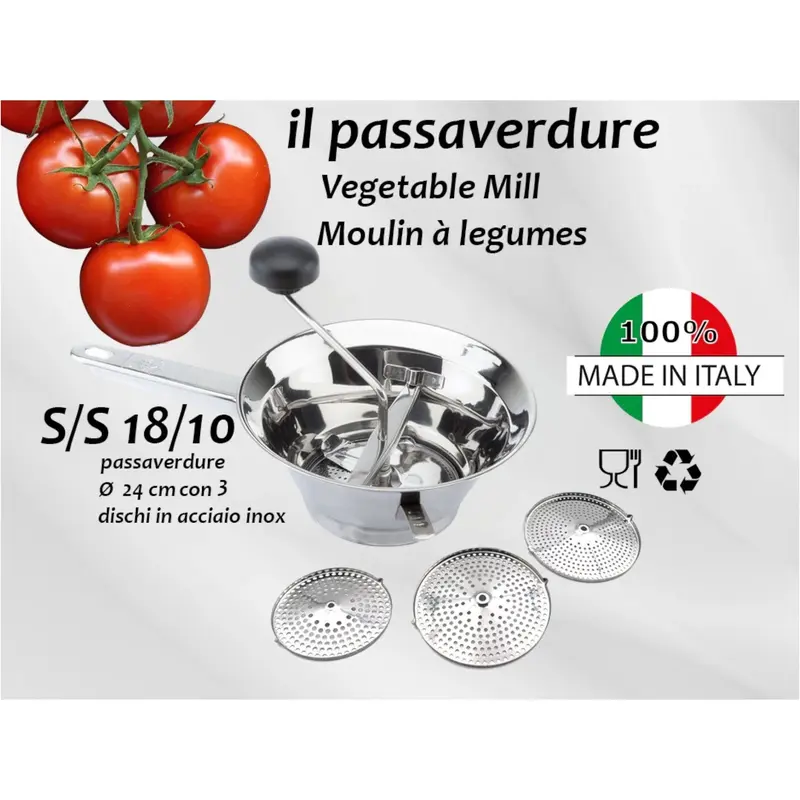 Stainless Steel Vegetable Mill "Passaverdure"