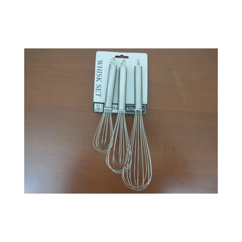 Stainless Steel Whisks Set of 3