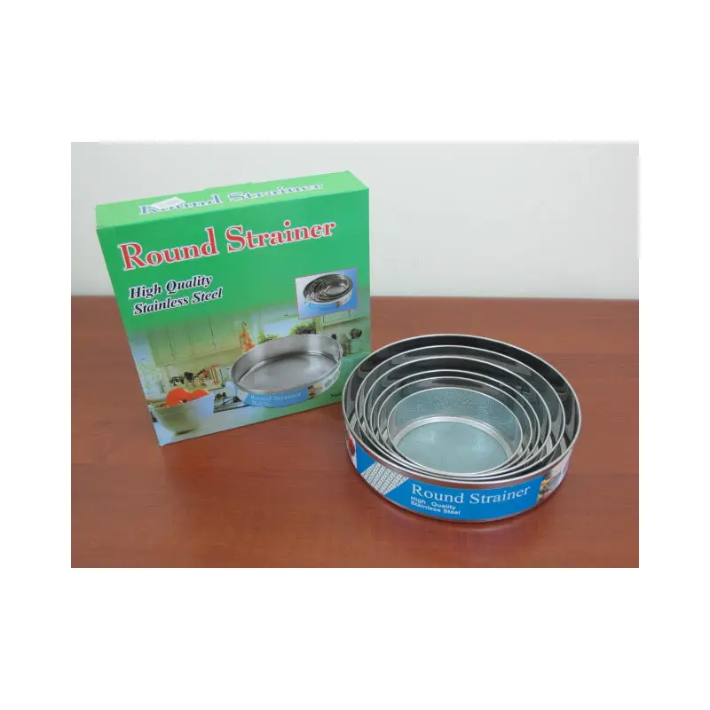 Stainless Steel Round Strainer Set