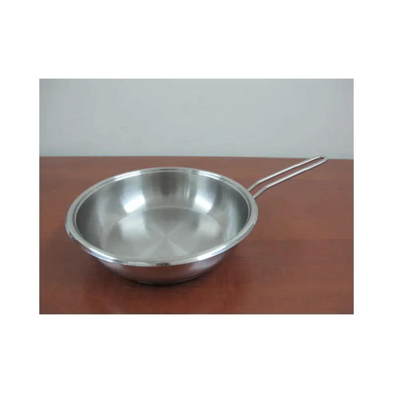Stainless Steel Frying Pan; 24 cm