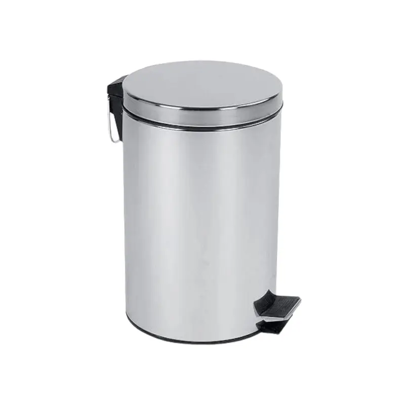 Stainless Steel Dustbin with pedal 8 lt