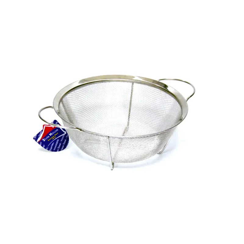 Stainless Steel Fine Mesh Colander; 22.5