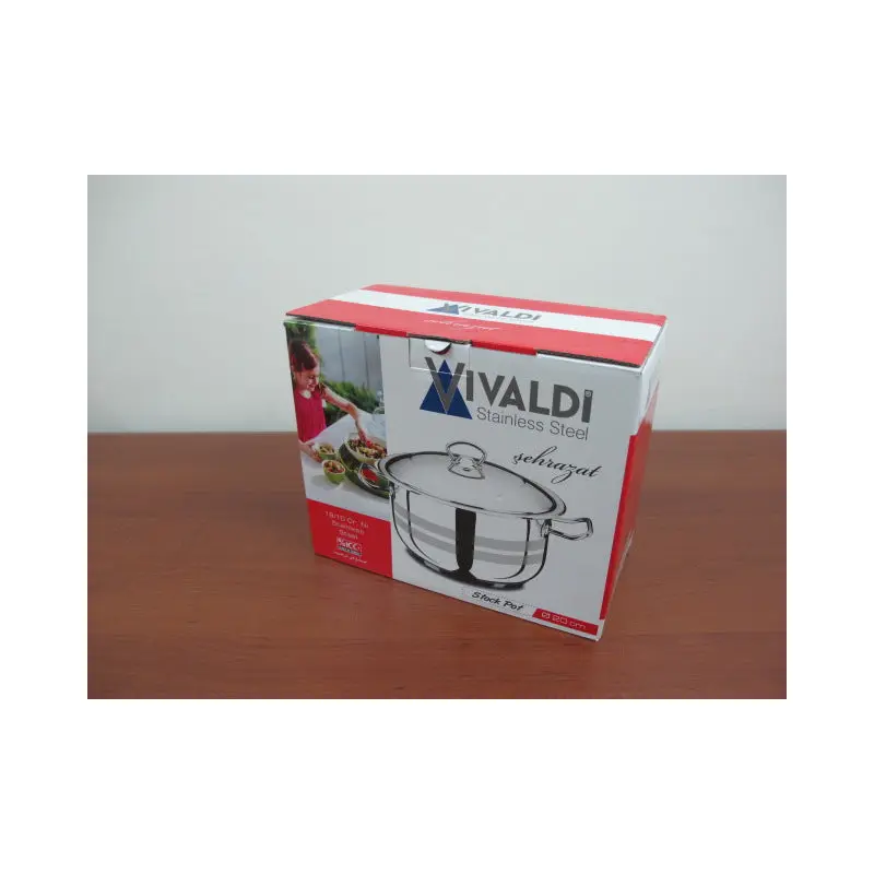 Stainless Steel Casserole; 20 cm