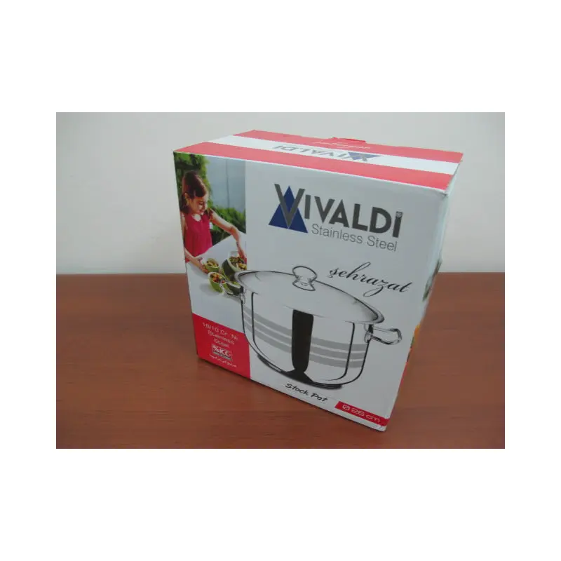 Stainless Steel Casserole; 26 cm