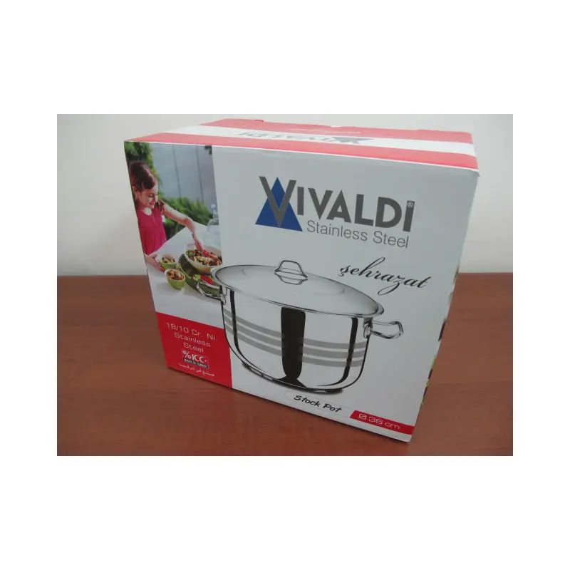 Stainless Steel Casserole; 36 cm