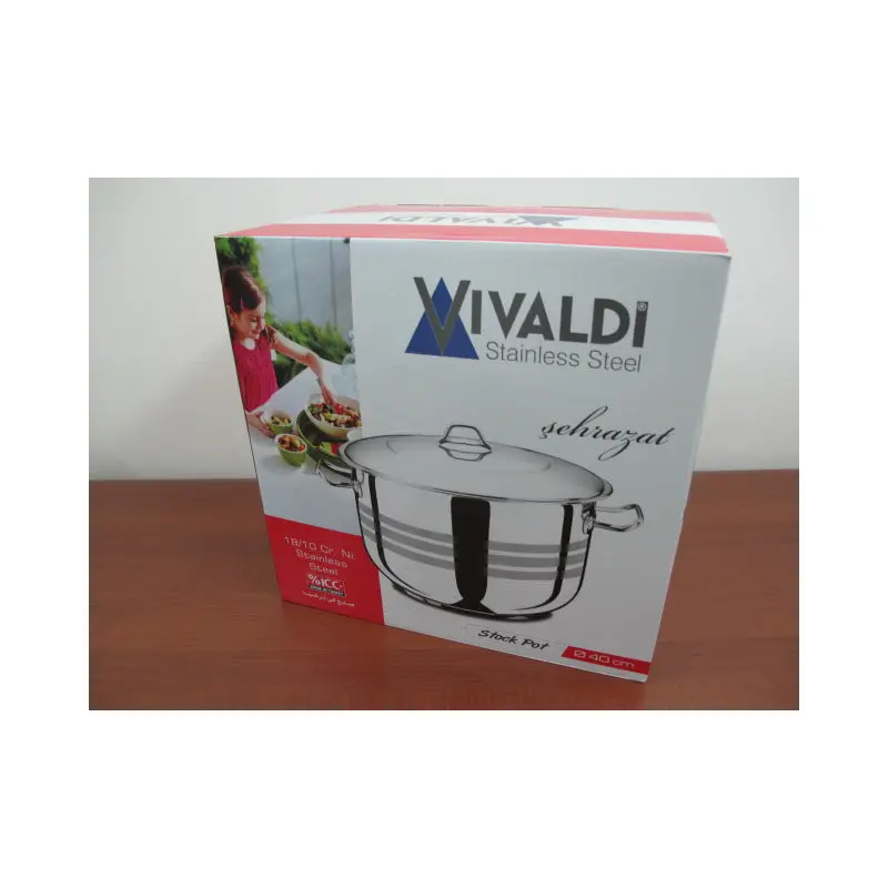 Stainless Steel Casserole; 40 cm