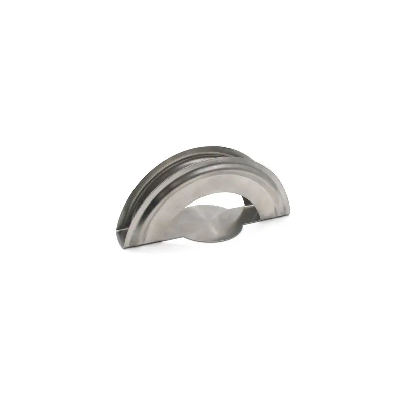 Stainless Steel  tissue holder, half-circle with round b