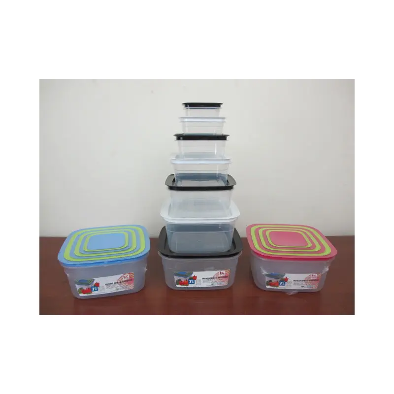 Squared Storage Container Set of 7