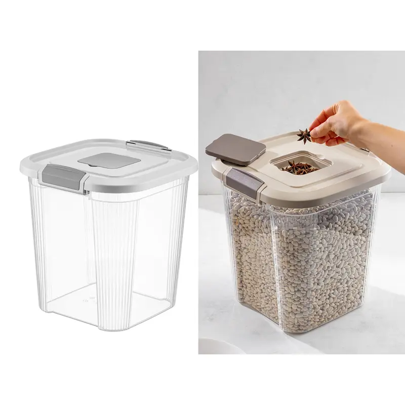 Square Plastic Royal Box 12 Lt with Anti Weevils Box