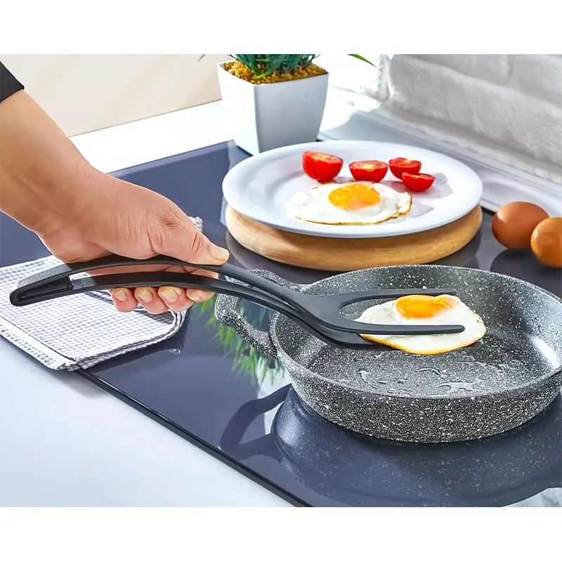 Spatula with Tongs - Heat Resistant for Non Stick Use