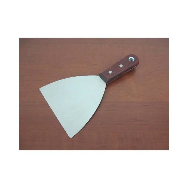 Spatula with wooden handle; 12 cm