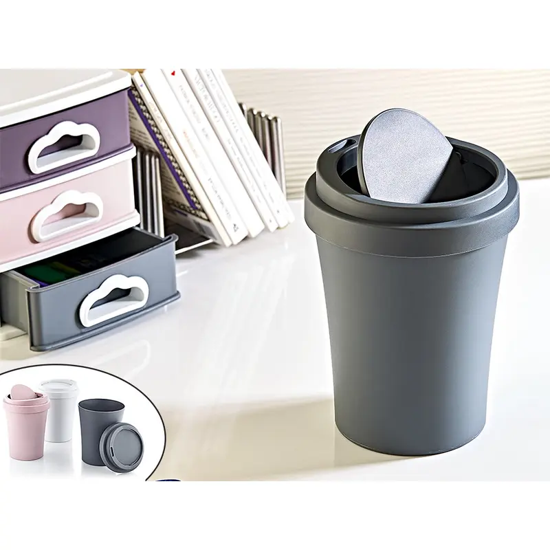 Small Waste Bin with Swing Top
