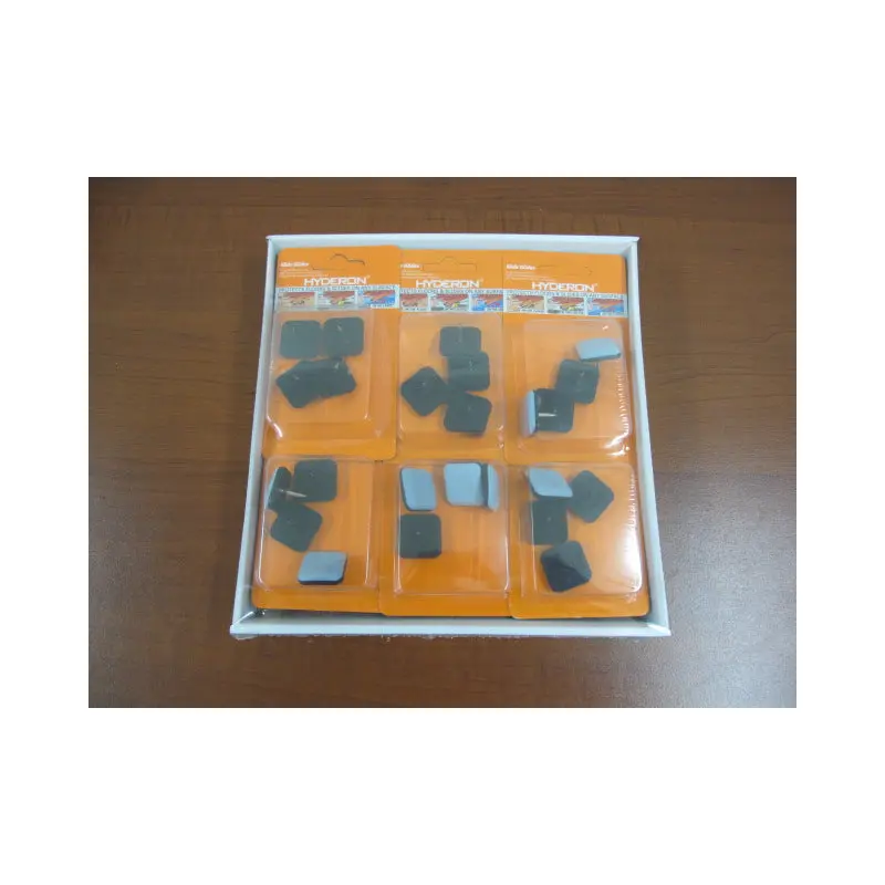 Small Squared Furniture Sliders with screws X4