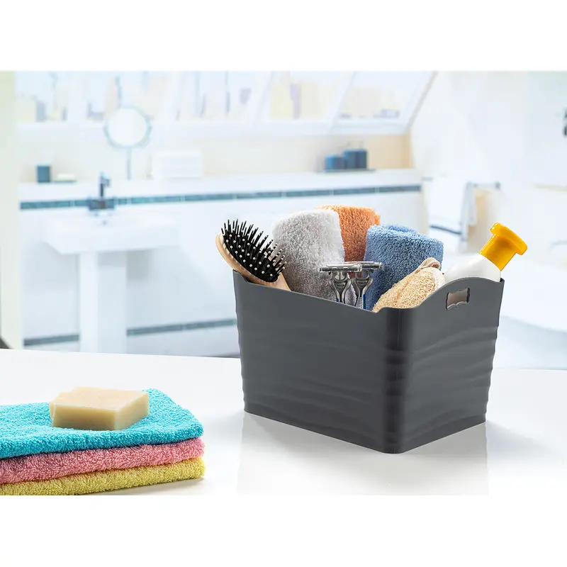 Small Plastic Basket Wavy Design 1.5 L