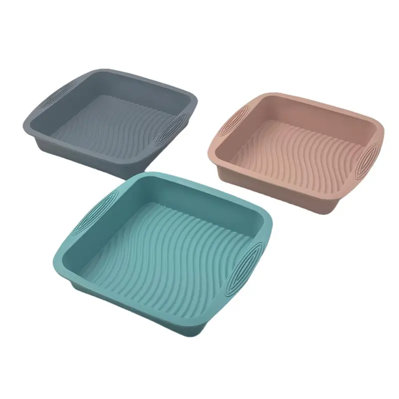 Silicone Squared Cake Mold 26.5x24.5x5.5cm