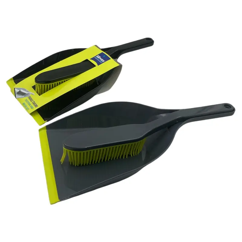 Silicone Brush and Dustpan Set