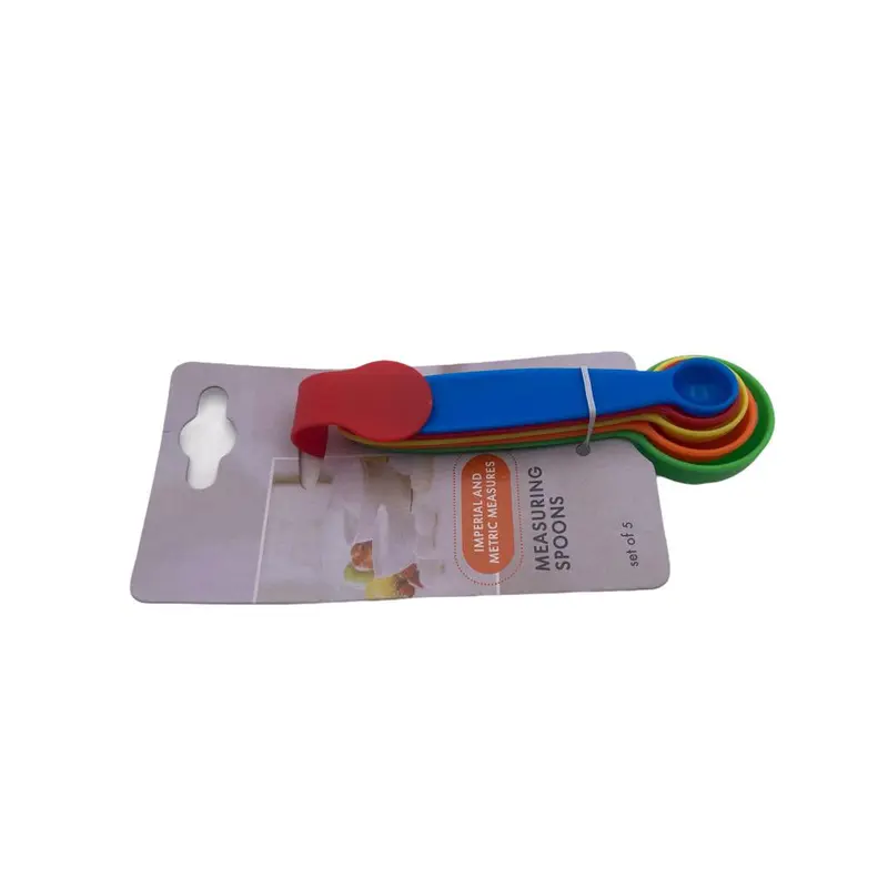 Set of 5 Colorful Measuring Spoons