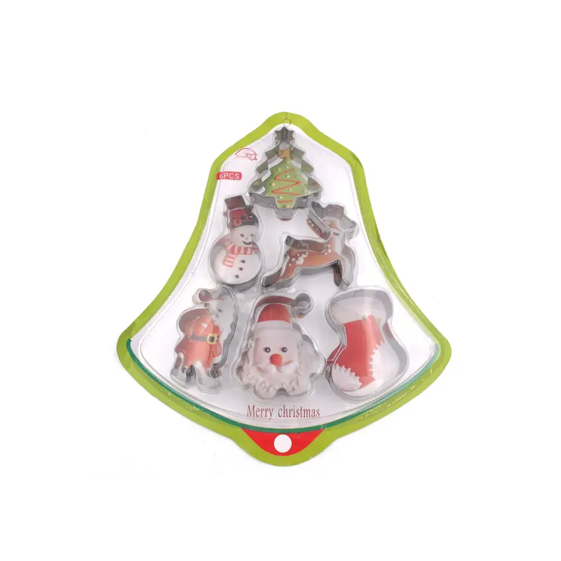Set of 6 Christmas Cookie Cutters