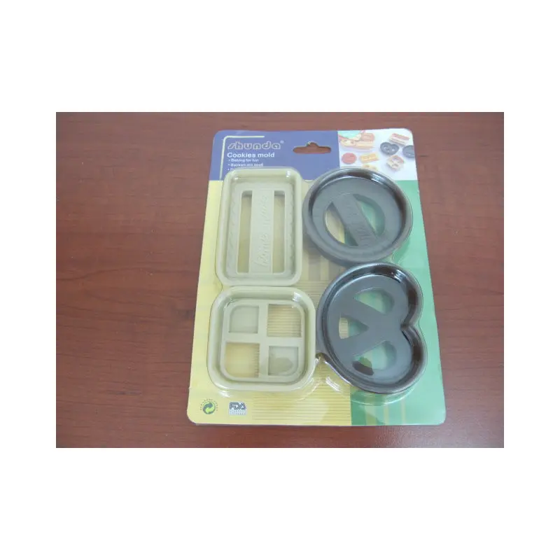 Set of Plastic Cookie Cutters