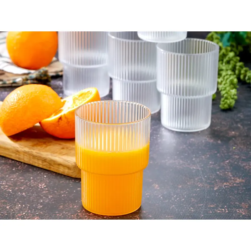 Set of 3 Plastic Cups "Origami"