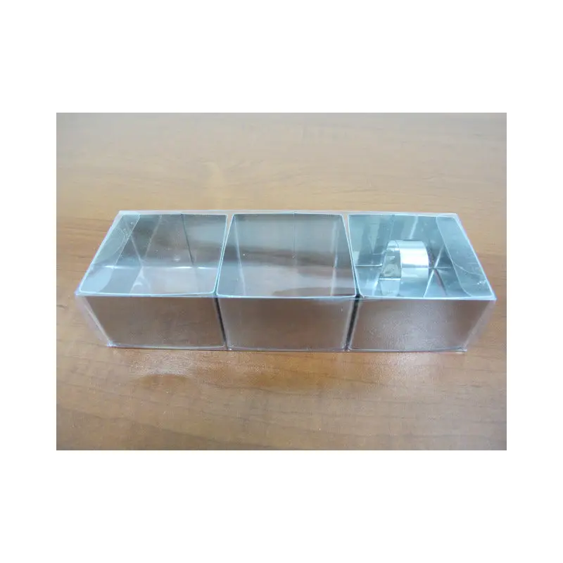 Set of 3 Stainless Steel Dough Cutter