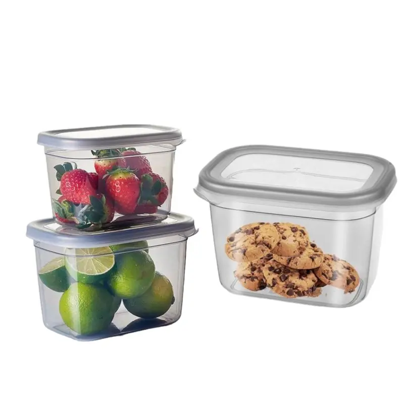 Set of 3 Storage Boxes 2.3L+1.3L+0.8L