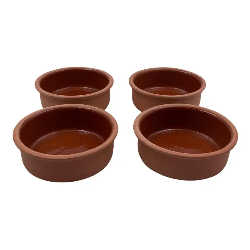 Set of 4 Clay Bowls 14  x 4.5 cm