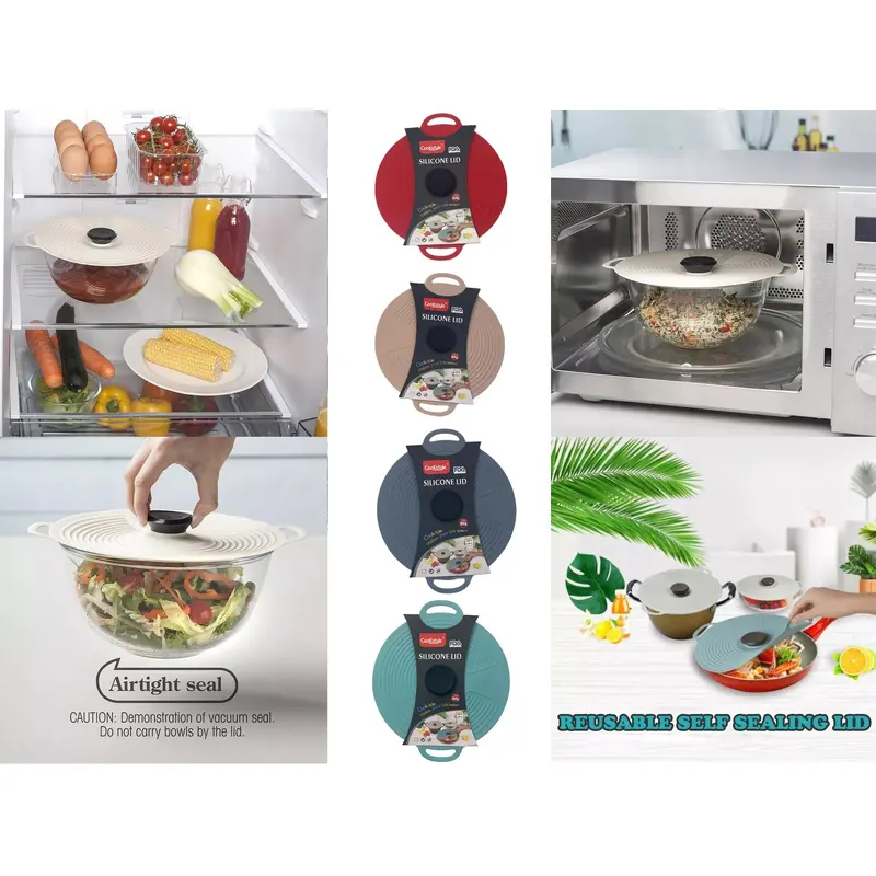 Self Sealing Reusable Silicone Lid 20.5 cm