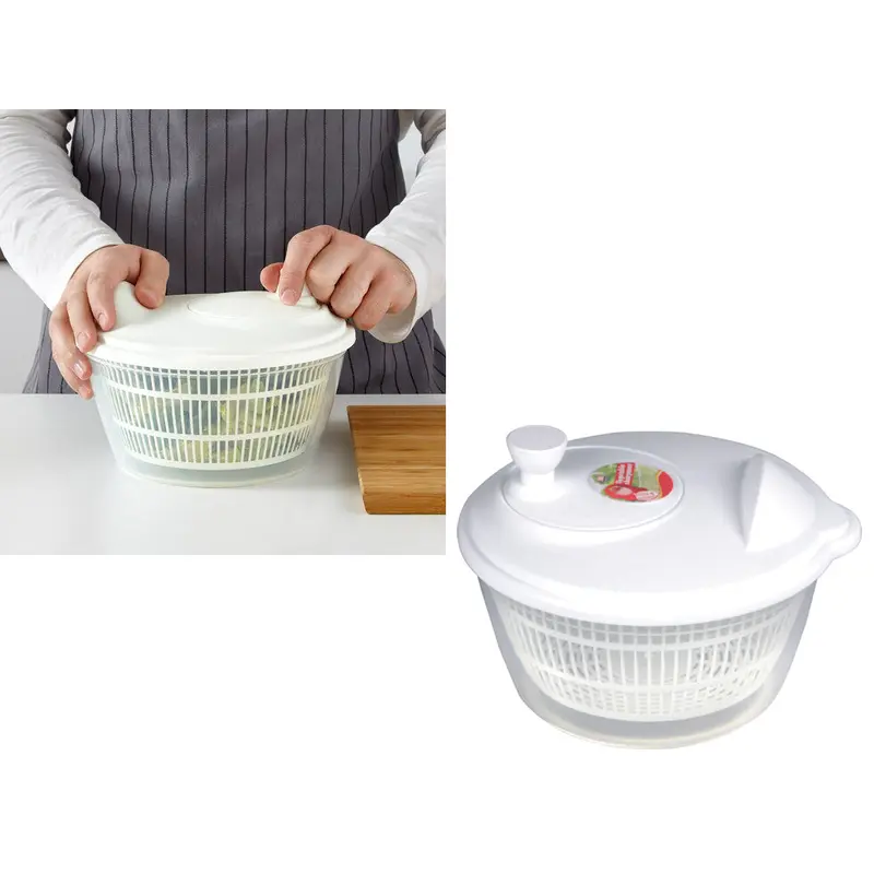 Salad Spinner with Rubber Bottom Ring