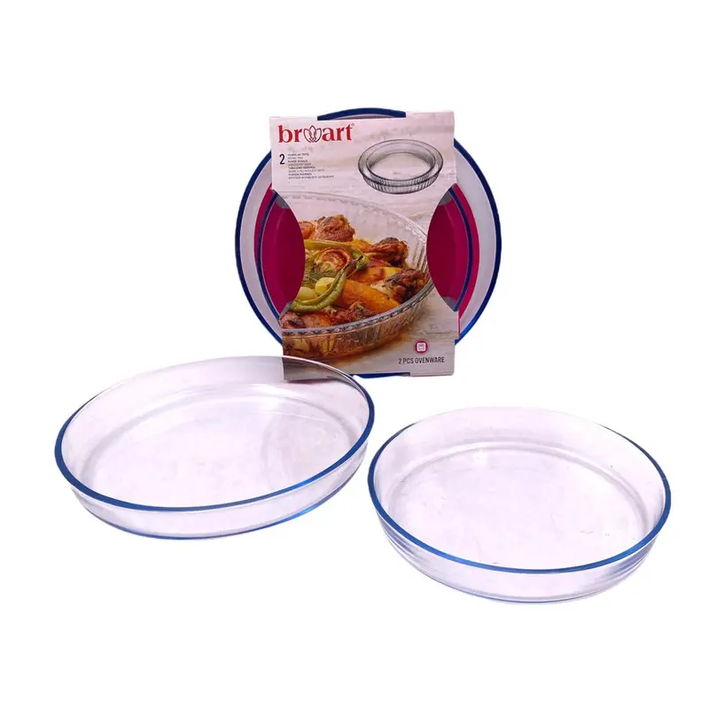 Round Oven Tray Set of 2