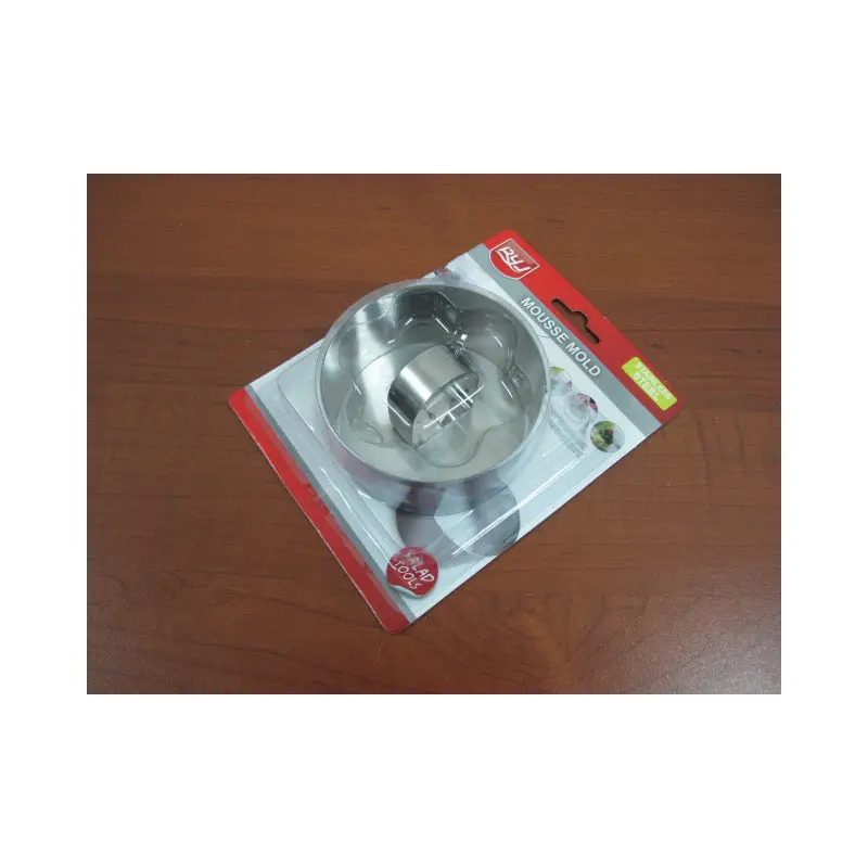 Round Ring Dough Cutter with Pusher