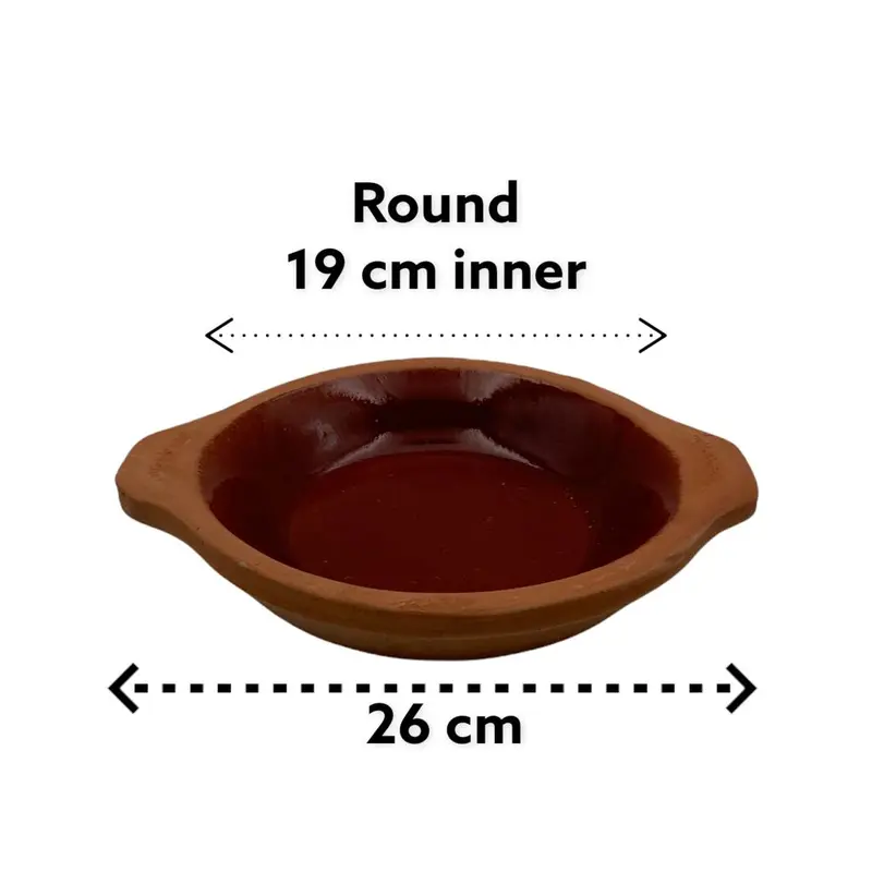 Round Clay Egg Pan 25 cm