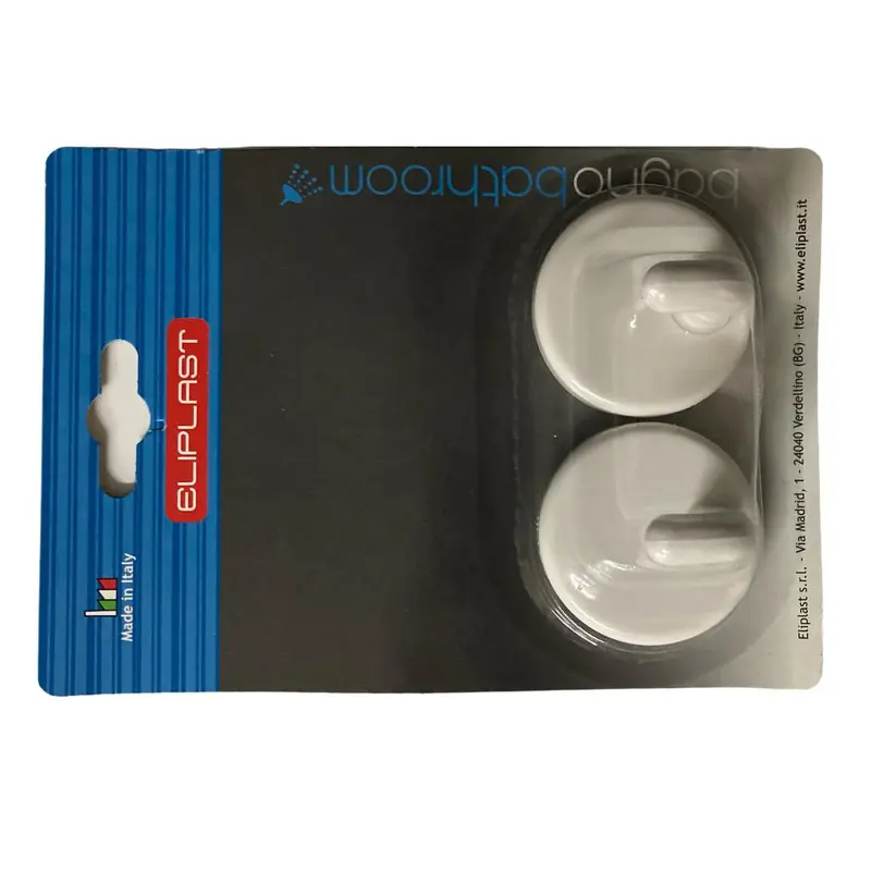 Round Cloth Holder Hook X2