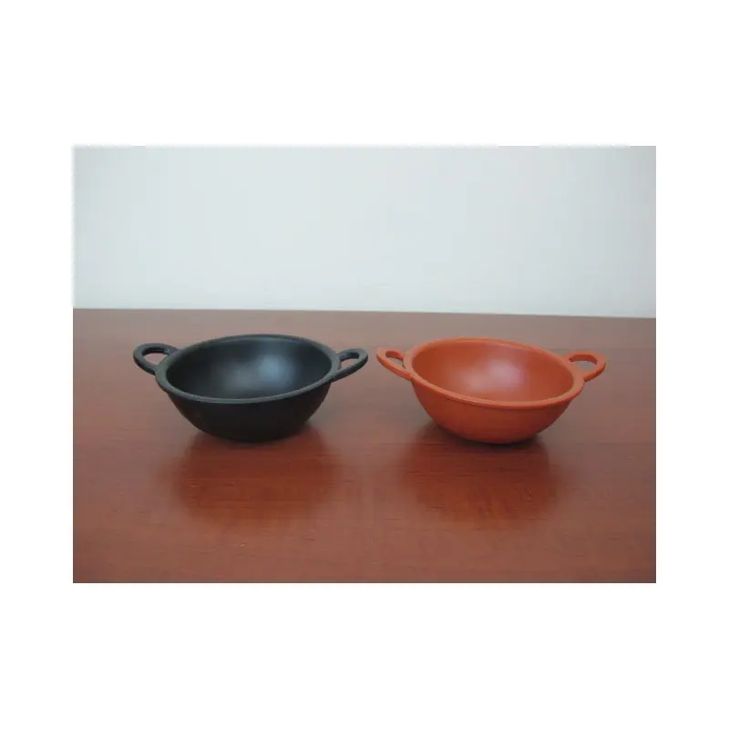 Round Deep Bowl with Handles